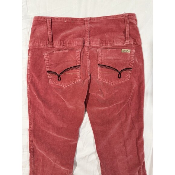 Vintage Y2K Bongo Jeans XTRA Low Rise Corduroy Flare Women 3 Short 90s Mean Girl - Picture 10 of 16